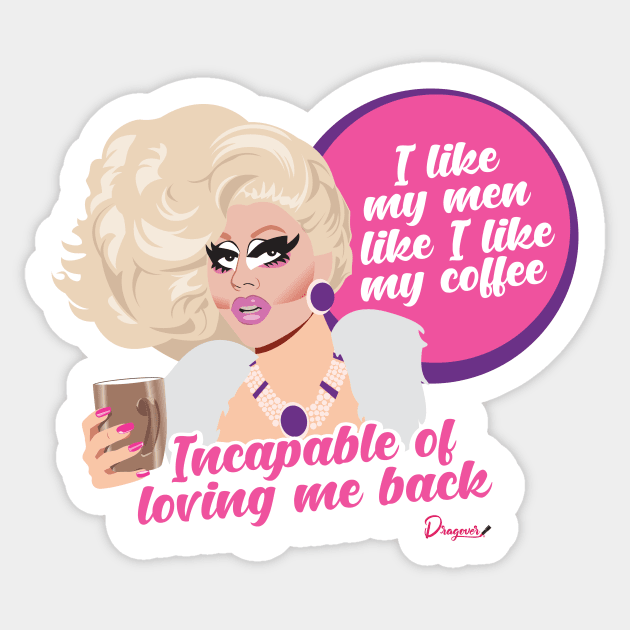 Trixie from Drag Race Sticker by dragover